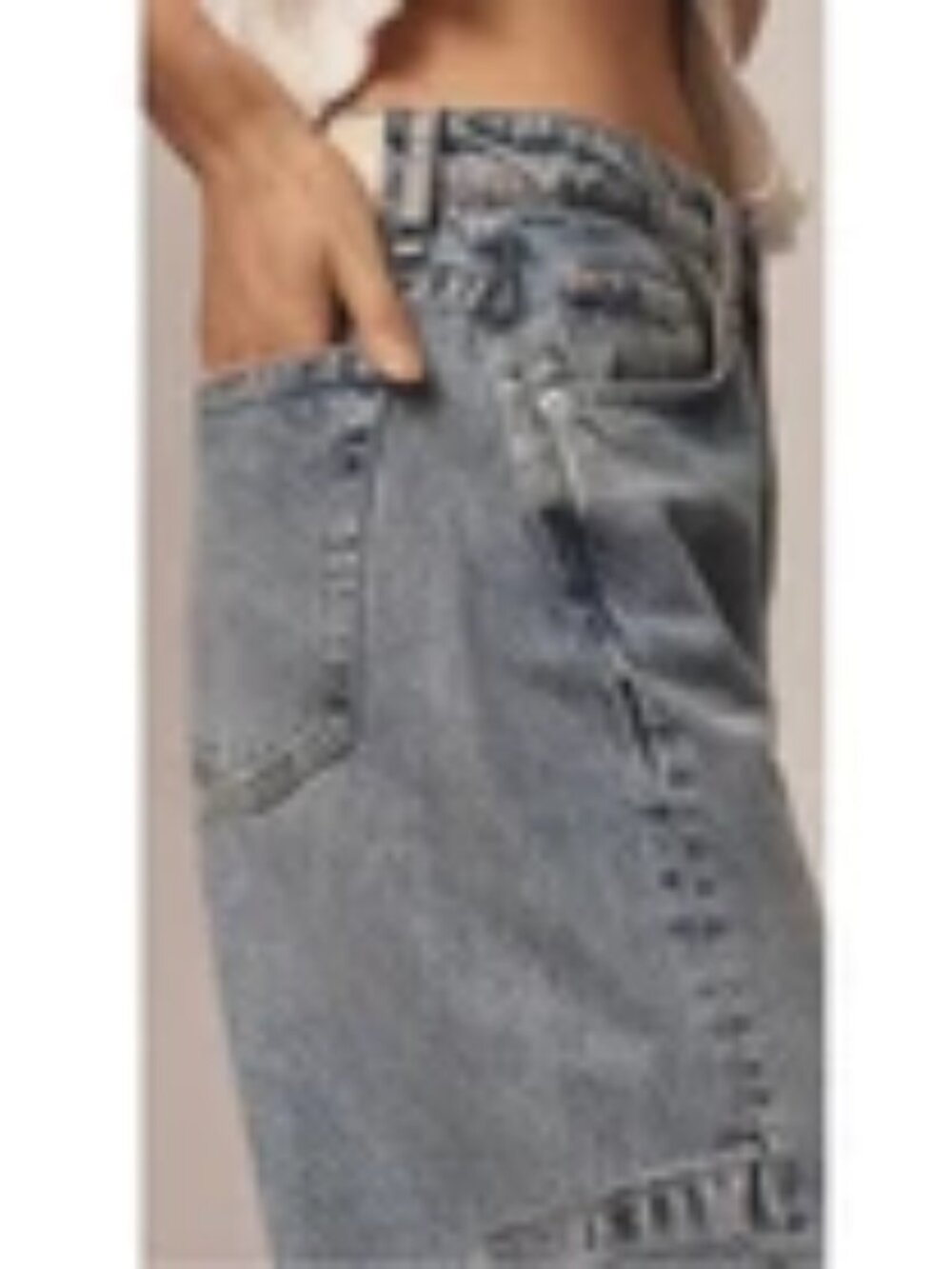 Rag & Bone The Charlie High Rise Barrel Jean, Size 30 Arlo Wash NWT - Picture 4 of 15
